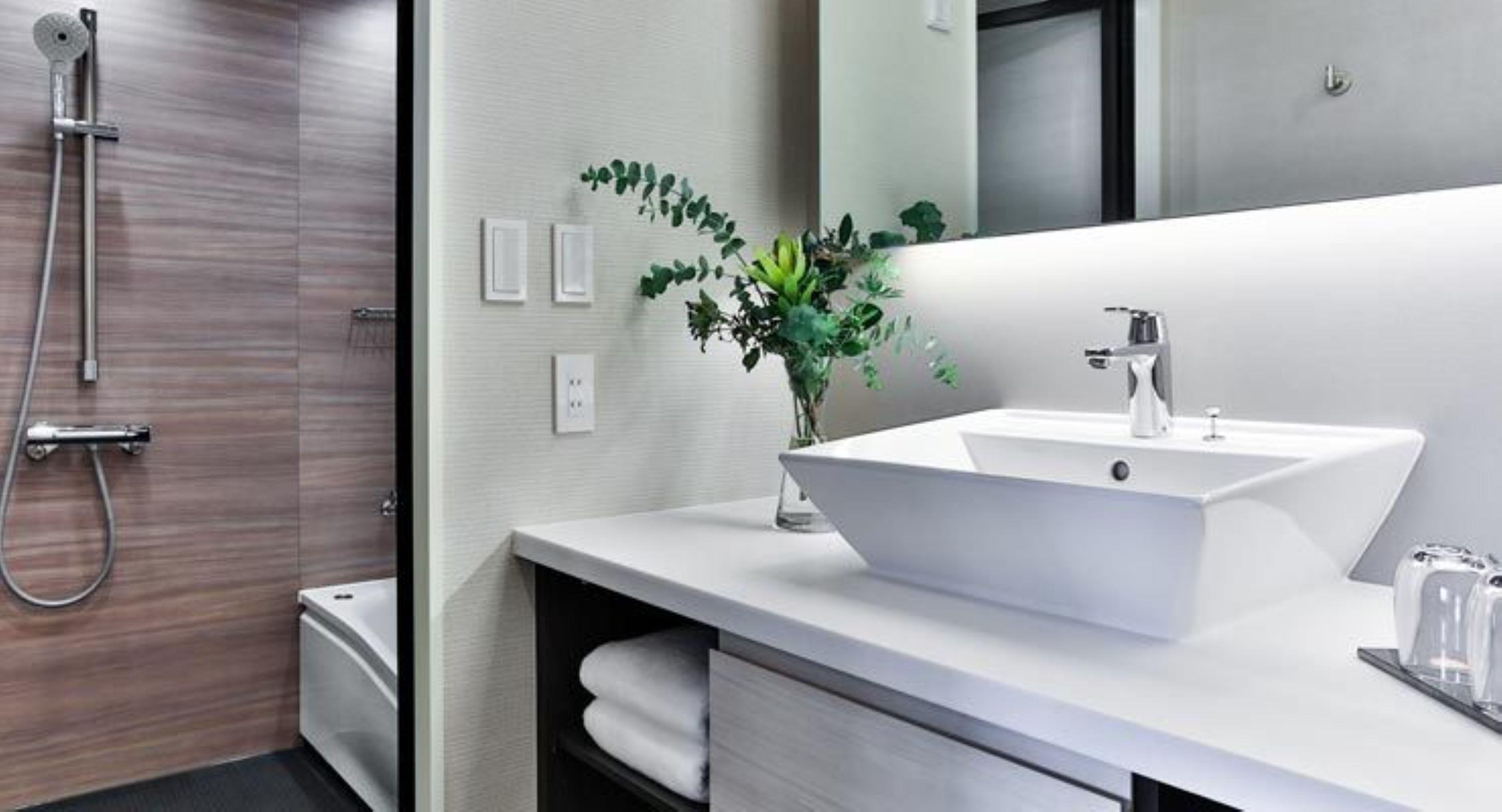 Oakwood Suites Yokohama 横滨 外观 照片 Bathroom